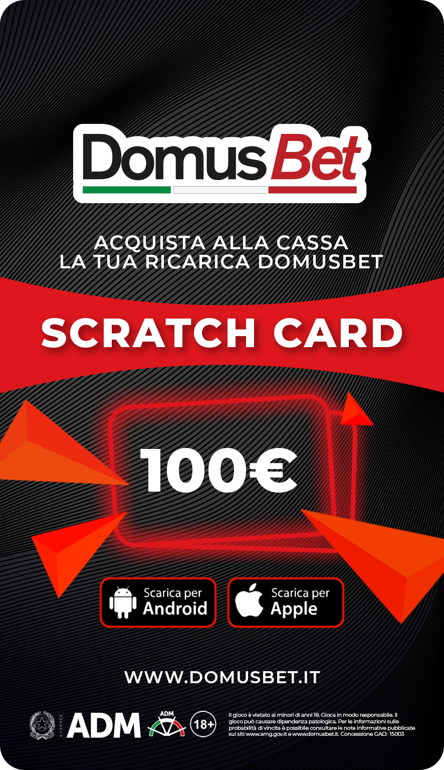 ricarica-domusbet-100e